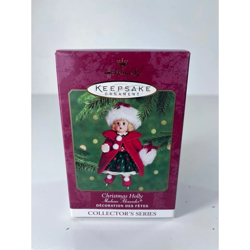 Lot 4 Hallmark Keepsake Madame Alexander‎ Doll Ornaments 1991-2000 Vintage Boxed